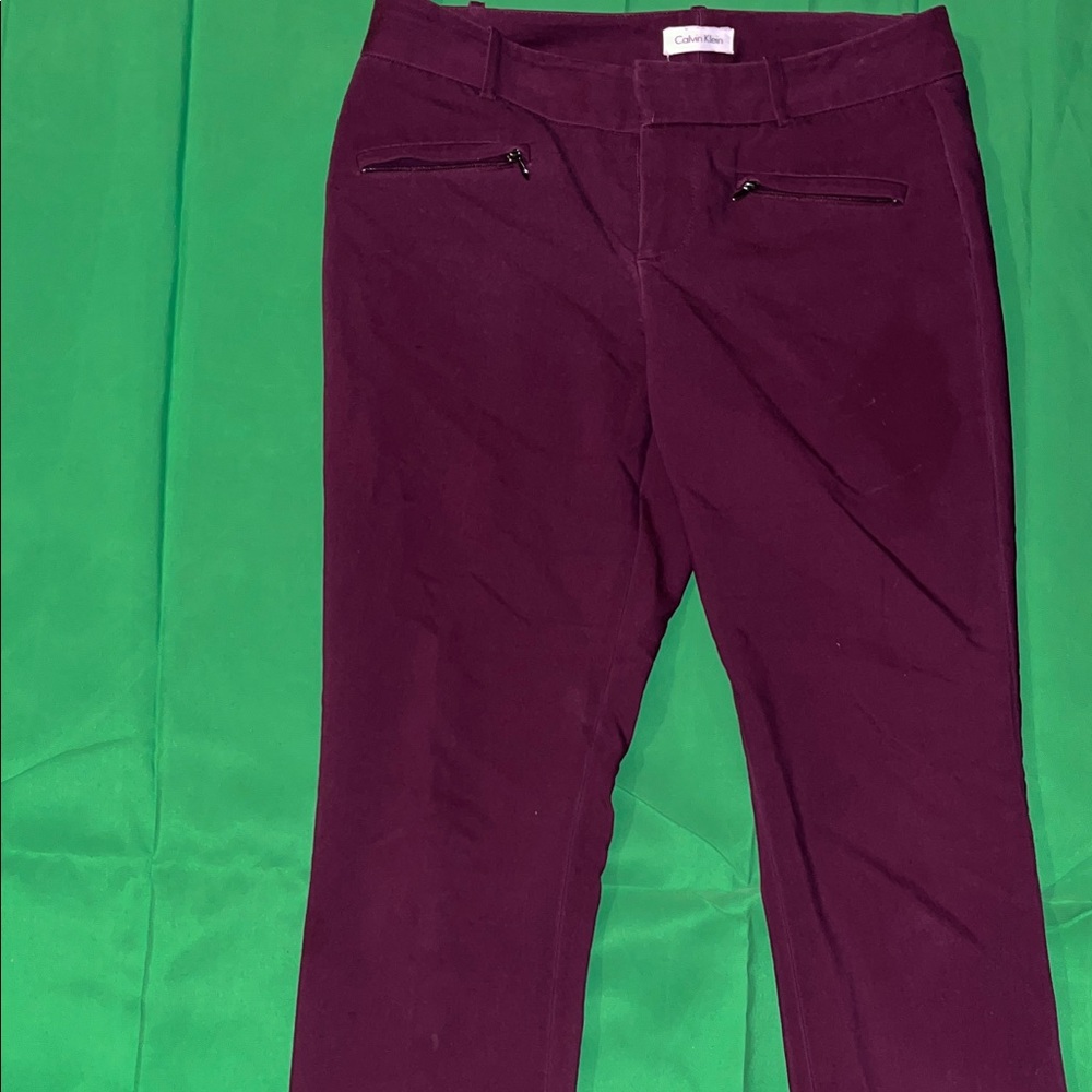 Calvin Klein Deep Purple Trousers